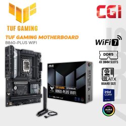Asus TUF Gaming B860-PLUS WIFI DDR5 WiFi 7 Aura Sync Gaming Motherboard BUNDLE Processor