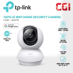 TP-Link Tapo C230 3K 5MP Pan/Tilt 360º Smart Ai Detection Home Security Wi-Fi Two-Way Audio Camera