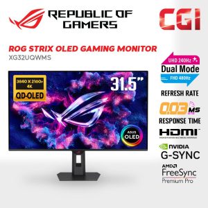 1e659f62f2ee9ada8cb240e609a0727d.jpeg Asus 32" ROG Strix OLED XG32UQWMS 4K TrueBlack Glossy Tandem WOLED UHD @ 240Hz, FHD @ 480Hz 0.03ms G-Sync FreeSync Ergonomic Gaming Monitor