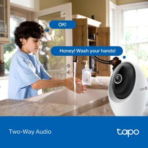 TP-Link Tapo C260 4K 8MP Pan/Tilt 360º Smart AI Home Security Wi-Fi Camera with Human Face Recognition