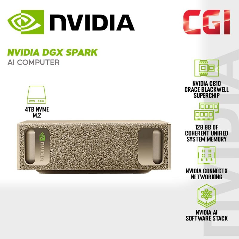 [LATEST] NVIDIA DGX Spark Founder Edition 4TB Desktop Ai Super Computer
