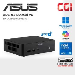 Asus NUC 16 Pro RNUC16GDKU5663N3 (Intel Core Ultra 5 325) Win11Pro CoPilot+ with Office Mini PC