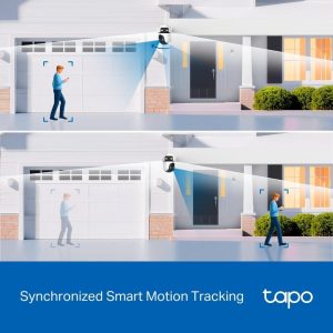 TP-Link Tapo C545D Outdoor 2K 3MP Dual Lens 165° Pan/Tilt Smart Tracking IP66 Security Camera