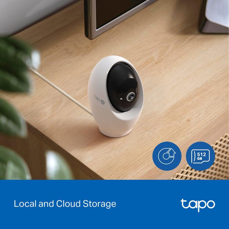 TP-Link Tapo C260 4K 8MP Pan/Tilt 360º Smart AI Home Security Wi-Fi Camera with Human Face Recognition