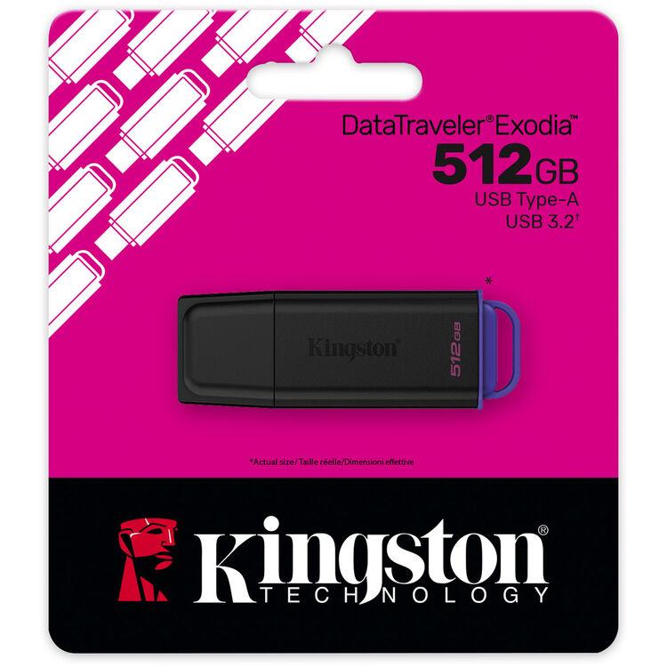 Kingston Data Traveler Exodia USB 3.2 Gen 1 Flash Drive (64GB / 128GB / 256GB / 512GB)