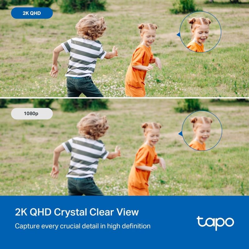 TP-Link Tapo C520WS 2K QHD 360° Outdoor Pan/Tilt Smart Ai Dectection IP66 Security Wi-Fi Camera