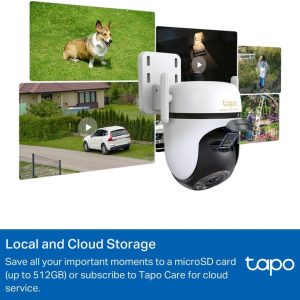 TP-Link Tapo C530WS 3K 5MP Outdoor 360° Pan/Tilt Ai Detection IP66 Security Wi-Fi Camera