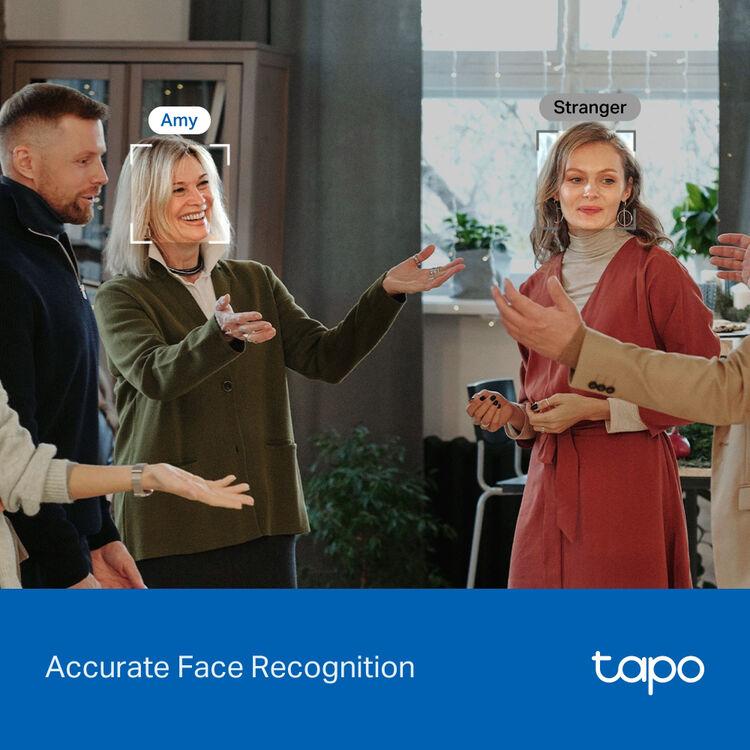 TP-Link Tapo C260 4K 8MP Pan/Tilt 360º Smart AI Home Security Wi-Fi Camera with Human Face Recognition