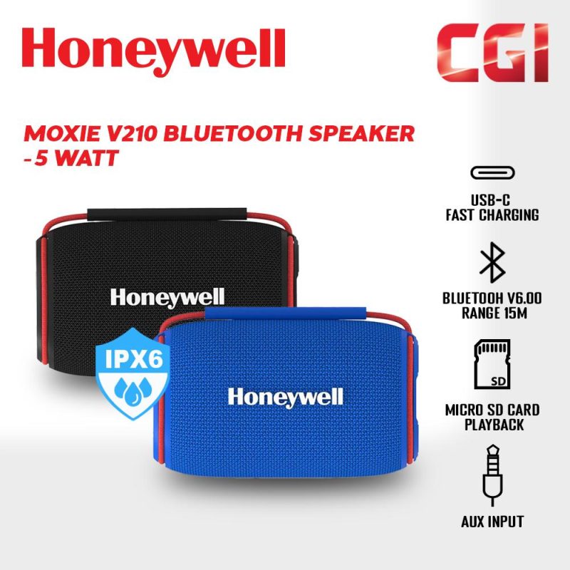 Honeywell Suono P310 Bluetooth Speaker - Blue & Black