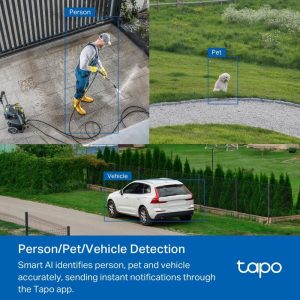 TP-Link Tapo C530WS 3K 5MP Outdoor 360° Pan/Tilt Ai Detection IP66 Security Wi-Fi Camera