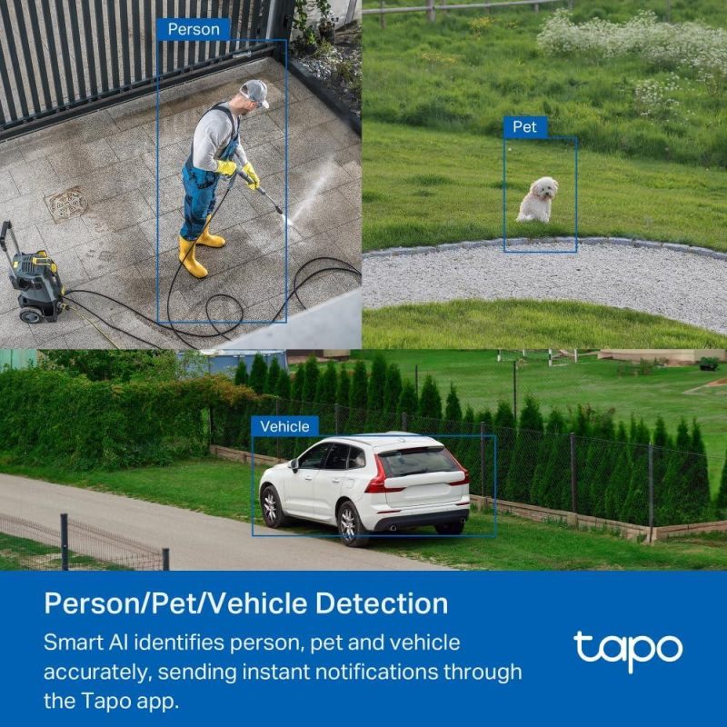 TP-Link Tapo C530WS 3K 5MP Outdoor 360° Pan/Tilt Ai Detection IP66 Security Wi-Fi Camera