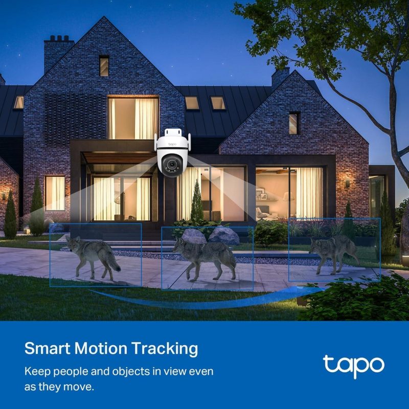 TP-Link Tapo C520WS 2K QHD 360° Outdoor Pan/Tilt Smart Ai Dectection IP66 Security Wi-Fi Camera