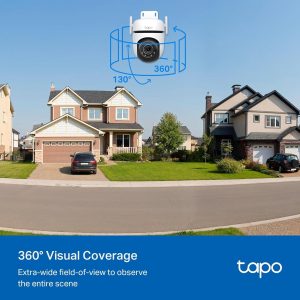 TP-Link Tapo C520WS 2K QHD 360° Outdoor Pan/Tilt Smart Ai Dectection IP66 Security Wi-Fi Camera