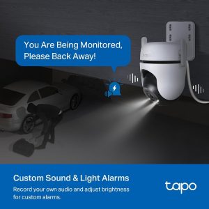 TP-Link Tapo C520WS 2K QHD 360° Outdoor Pan/Tilt Smart Ai Dectection IP66 Security Wi-Fi Camera