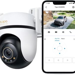 TP-Link Tapo C530WS 3K 5MP Outdoor 360° Pan/Tilt Ai Detection IP66 Security Wi-Fi Camera
