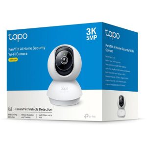 TP-Link Tapo C230 3K 5MP Pan/Tilt 360º Smart Ai Detection Home Security Wi-Fi Two-Way Audio Camera