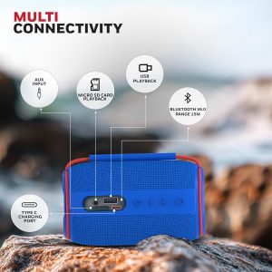 Honeywell Suono P310 Bluetooth Speaker - Blue & Black