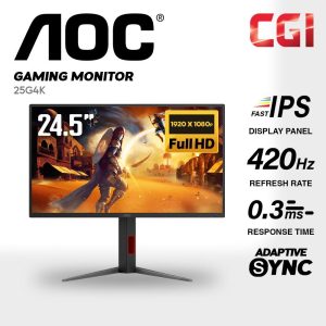 f8b0188a0ff84b487924c8c37a1c60aa.jpeg AOC Agon 24.5" 25G4K Fast IPS FHD HDR400 Adaptive Sync 420Hz 0.3ms Gaming Monitor