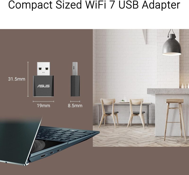Asus USB-BE92 Nano Tri-Band WiFi 7 6 Ghz USB Adapter
