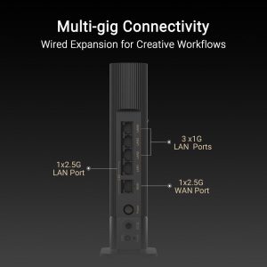 PREORDER [Creator-First Networking] Asus ProArt Router PRT-BE5000 Dual Band WiFi 7 5000Mbps AiMesh Extendable Router
