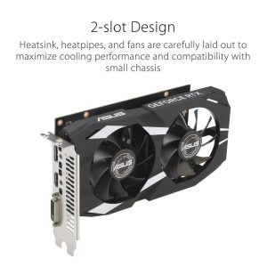 Asus Dual GeForce RTX™ 3050 6GB GDDR6 OC Edition Graphic Card -DUAL-RTX3050-O6G