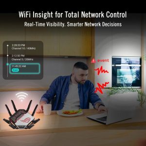 [PREORDER] Asus ROG Rapture GT-BN98 Quad-Band WiFi 8 25000 Mbps AiProtection AiMesh Gaming Router
