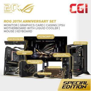 [Limited] Asus ROG Edition 20 Gaming System ( Motherboard | Graphic Card | PSU | Chassis | Monitor | Keyboard | Mouse )